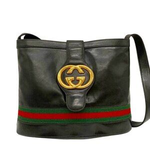 Authentic Gucci GG Sherry Ophidia Crossbody Shoulder Bag Messenger Tote Leather